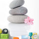 Massage Gray Stones Wall Decal