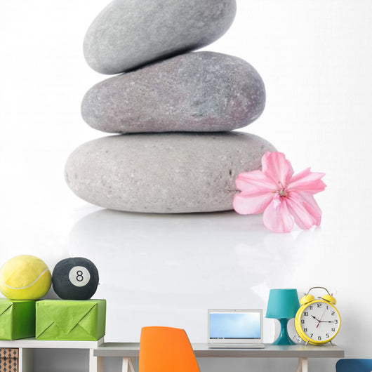 Massage Gray Stones Wall Decal