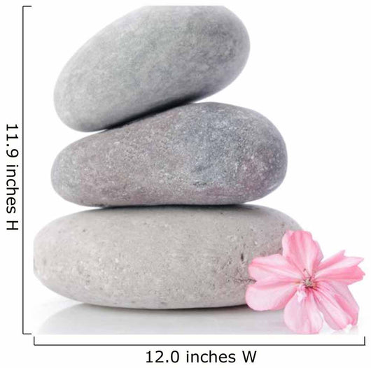 Massage Gray Stones Wall Decal