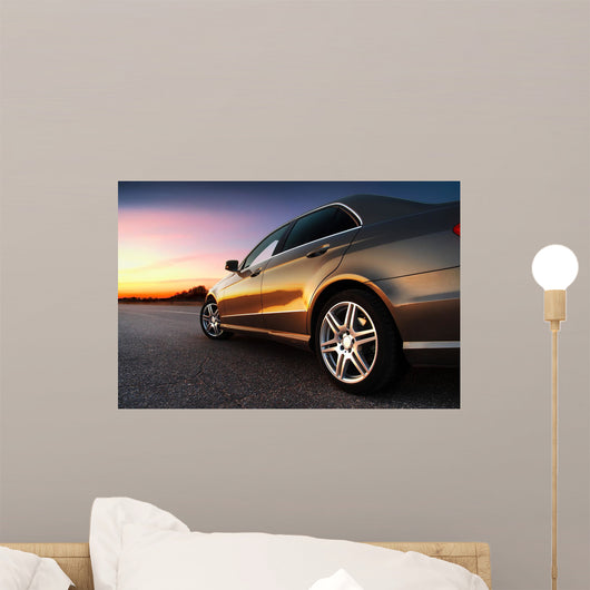Rear-side Car Wall Decal