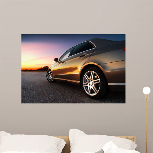 Rear-side Car Wall Decal
