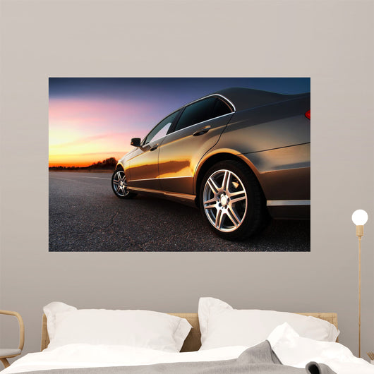 Rear-side Car Wall Decal