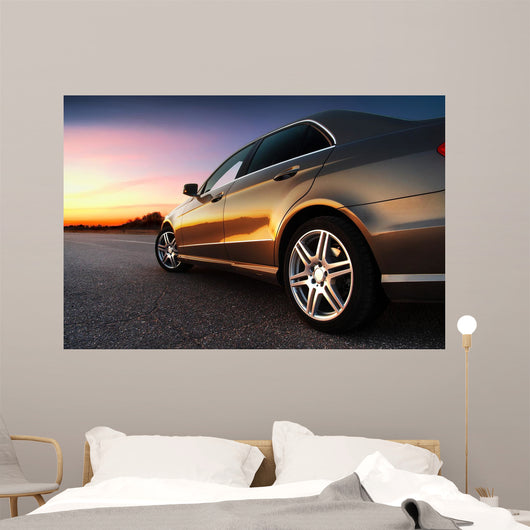Rear-side Car Wall Decal