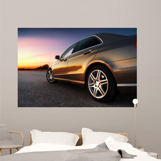 Rear-side Car Wall Decal