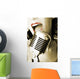 Retro Singer Wall Decal