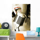 Retro Singer Wall Decal