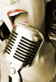 Retro Singer Wall Decal