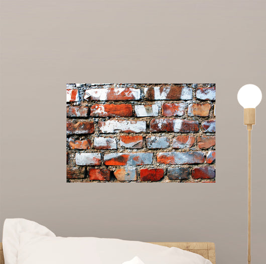 Brick Wall Graffiti Residues Wall Decal