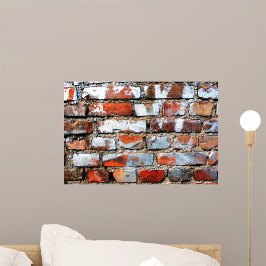 Brick Wall Graffiti Residues Wall Decal