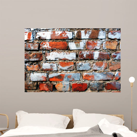 Brick Wall Graffiti Residues Wall Decal