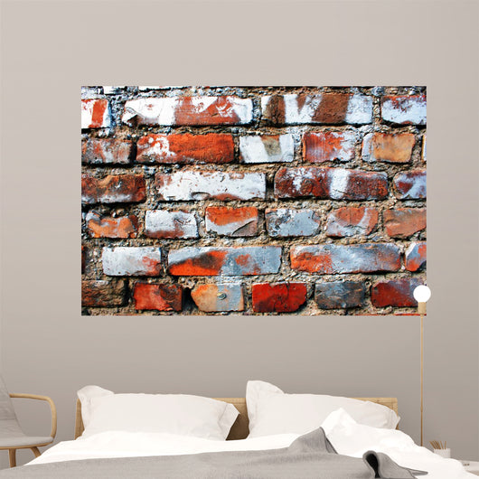 Brick Wall Graffiti Residues Wall Decal