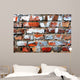 Brick Wall Graffiti Residues Wall Decal
