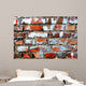 Brick Wall Graffiti Residues Wall Decal
