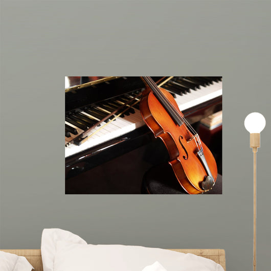 Violin and Piano Wall Decal