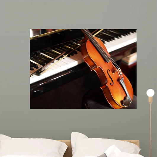 Violin and Piano Wall Decal