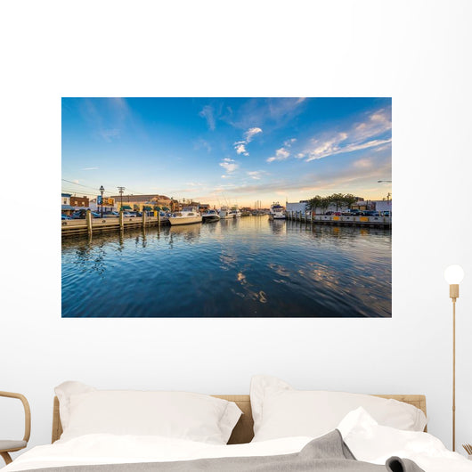 Waterfront Sunset Annapolis Maryland Wall Decal