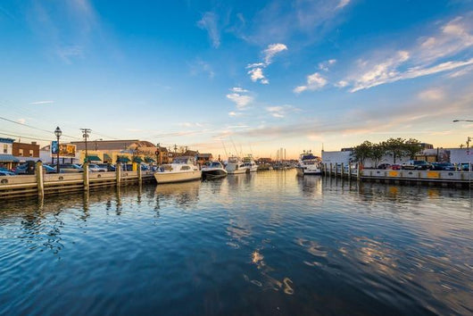 Waterfront Sunset Annapolis Maryland Wall Decal