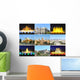 Beautiful Collage Barcelona Spain Wall Decal