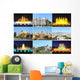 Beautiful Collage Barcelona Spain Wall Decal