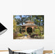 Wood Gazebo Woodland Garden Wall Decal