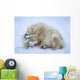 Polar Bear with Mom Wall Decal