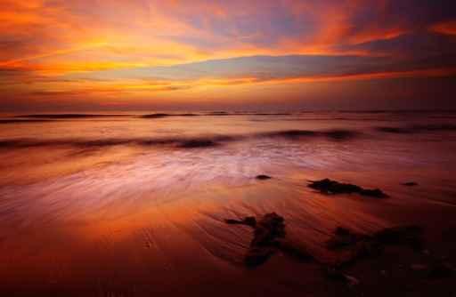 Sunset and Ocean Wall Decal Design 1