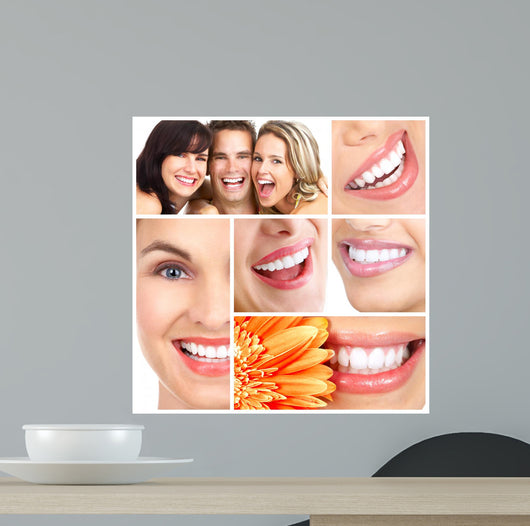 Smiles Collage Wall Decal