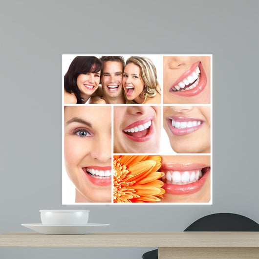 Smiles Collage Wall Decal