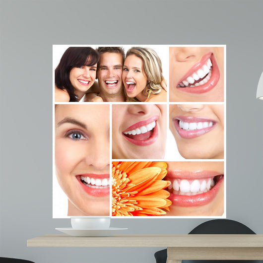 Smiles Collage Wall Decal