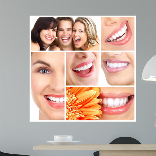 Smiles Collage Wall Decal