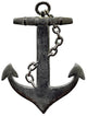 Vintage Metal Anchor Wall Decal