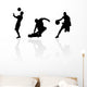 Sport Silhouettes Wall Decal