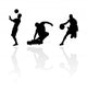Sport Silhouettes Wall Decal