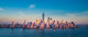 Manhattan Downtown Panorama Wall Decal