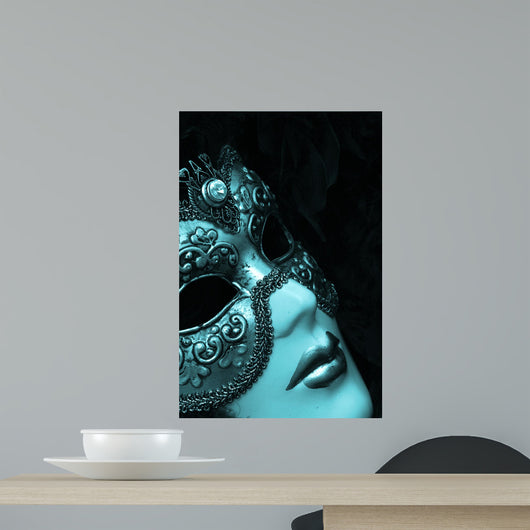 Venetian Mask Wall Decal