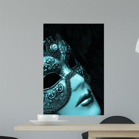 Venetian Mask Wall Decal
