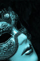 Venetian Mask Wall Decal