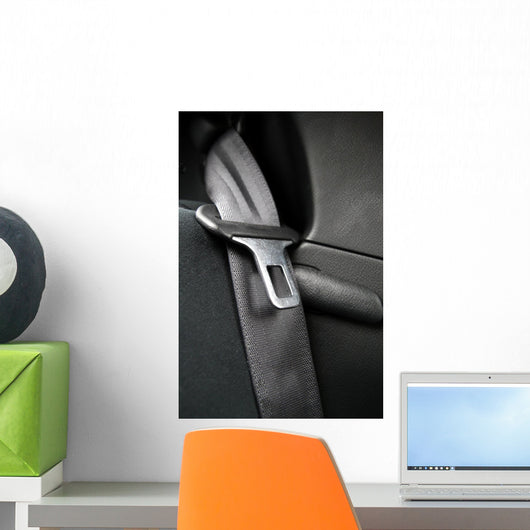 Black Seatbelt Wall Decal