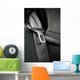 Black Seatbelt Wall Decal