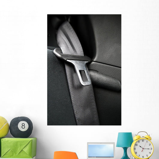 Black Seatbelt Wall Decal