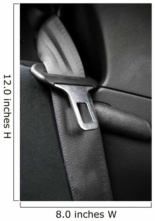 Black Seatbelt Wall Decal
