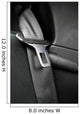 Black Seatbelt Wall Decal