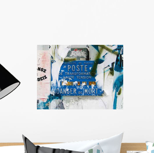 Danger Death Wall Decal