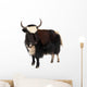 Black and White Yak Wall Decal