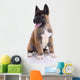 Akita Purebred Puppy White Wall Decal