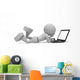 Man and Computer Wall Decal