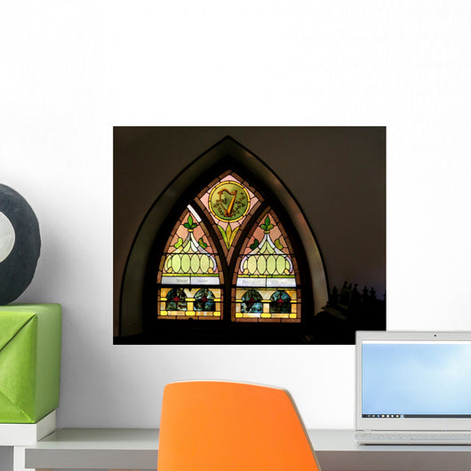 Musical Stained Glass Wall Decal