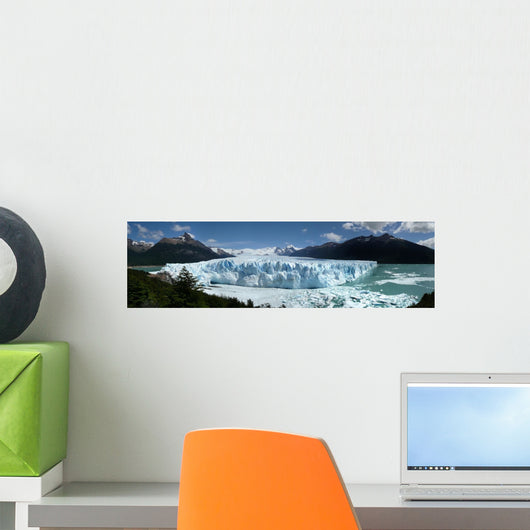 Perito Moreno Glacier Icebergs Wall Decal Panoramic Wall Decal