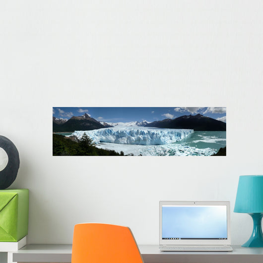 Perito Moreno Glacier Icebergs Wall Decal Panoramic Wall Decal
