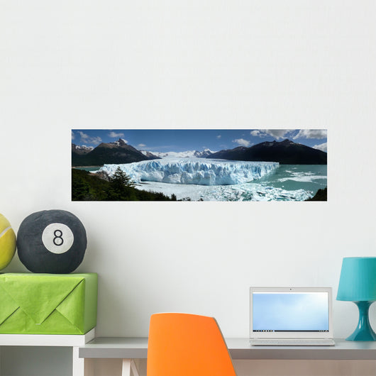 Perito Moreno Glacier Icebergs Wall Decal Panoramic Wall Decal